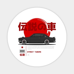 Tuner Black Hakosuka JDM Magnet